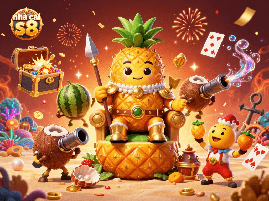 Engage with the vibrant casino world at nhà cái s8, featuring colorful characters and exciting gaming elements.