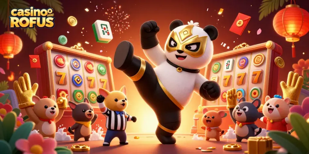 Experience thrilling action at casino uden om ROFUS with engaging characters and vibrant gaming atmosphere.