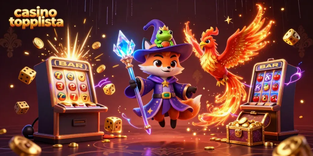 Upplev spänningen med vår casino topplista och de bästa spelautomaterna i en magisk värld av vinster!
