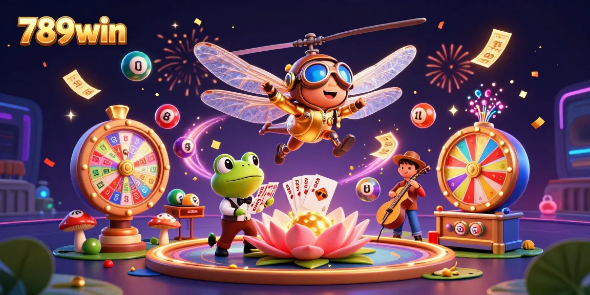 Engage in thrilling games at 789win with vibrant casino action, featuring captivating characters and lottery excitement.
