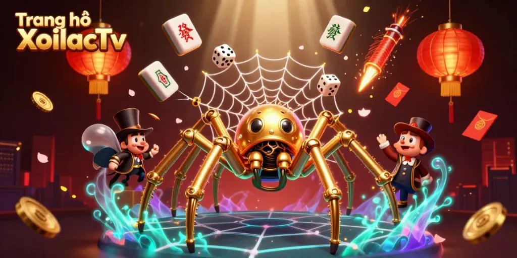 Engage with an exhilarating scene on Trang chủ XoilacTv featuring steampunk elements and vibrant gambling icons.