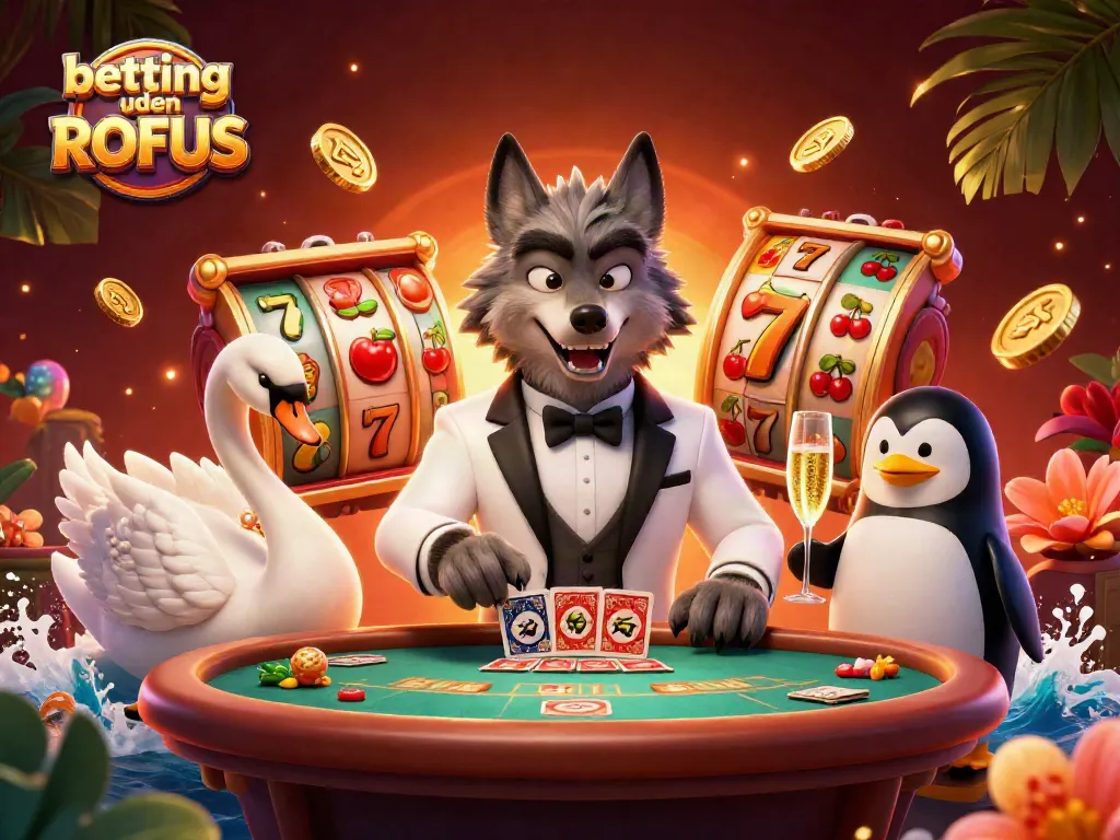 Betting uden ROFUS: Immerse yourself in vibrant casino action with sophisticated characters and rich slot imagery.
