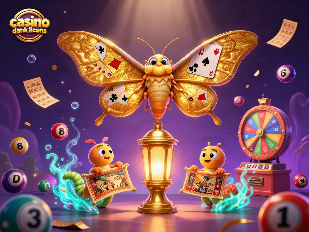 Engage with casino uden dansk licens through vibrant 3D illustrations showcasing lively gameplay elements.
