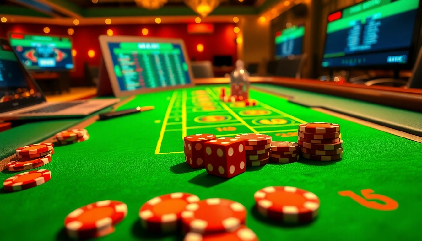 Experience top online gambling thrills at nhà cái ta88 with vibrant casino visuals showcasing excitement.