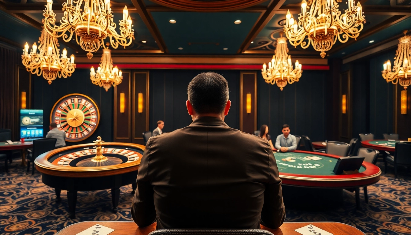 Experience thrilling gameplay with df9996.com at lively casino tables filled with chips and cards.