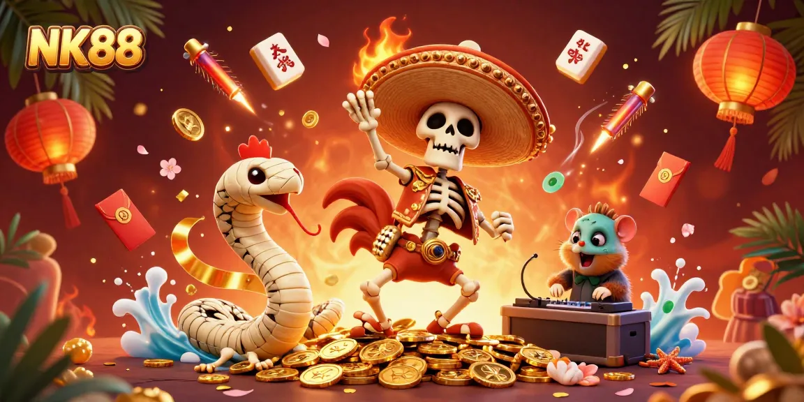 Engage with NK88 at a vibrant online casino featuring a celebration of thrilling games.