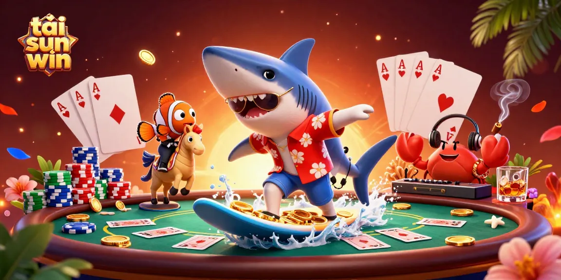 Engage with thrilling moments at tải sun win, featuring vibrant gaming characters in an exciting casino setting.