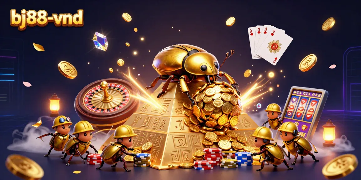 Engage in thrilling gaming experiences at bj88-vnd with golden coin adventures and casino excitement.